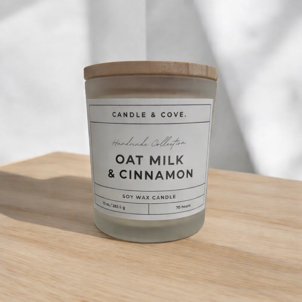 Oat Milk and Cinnamon Candle (10 oz)